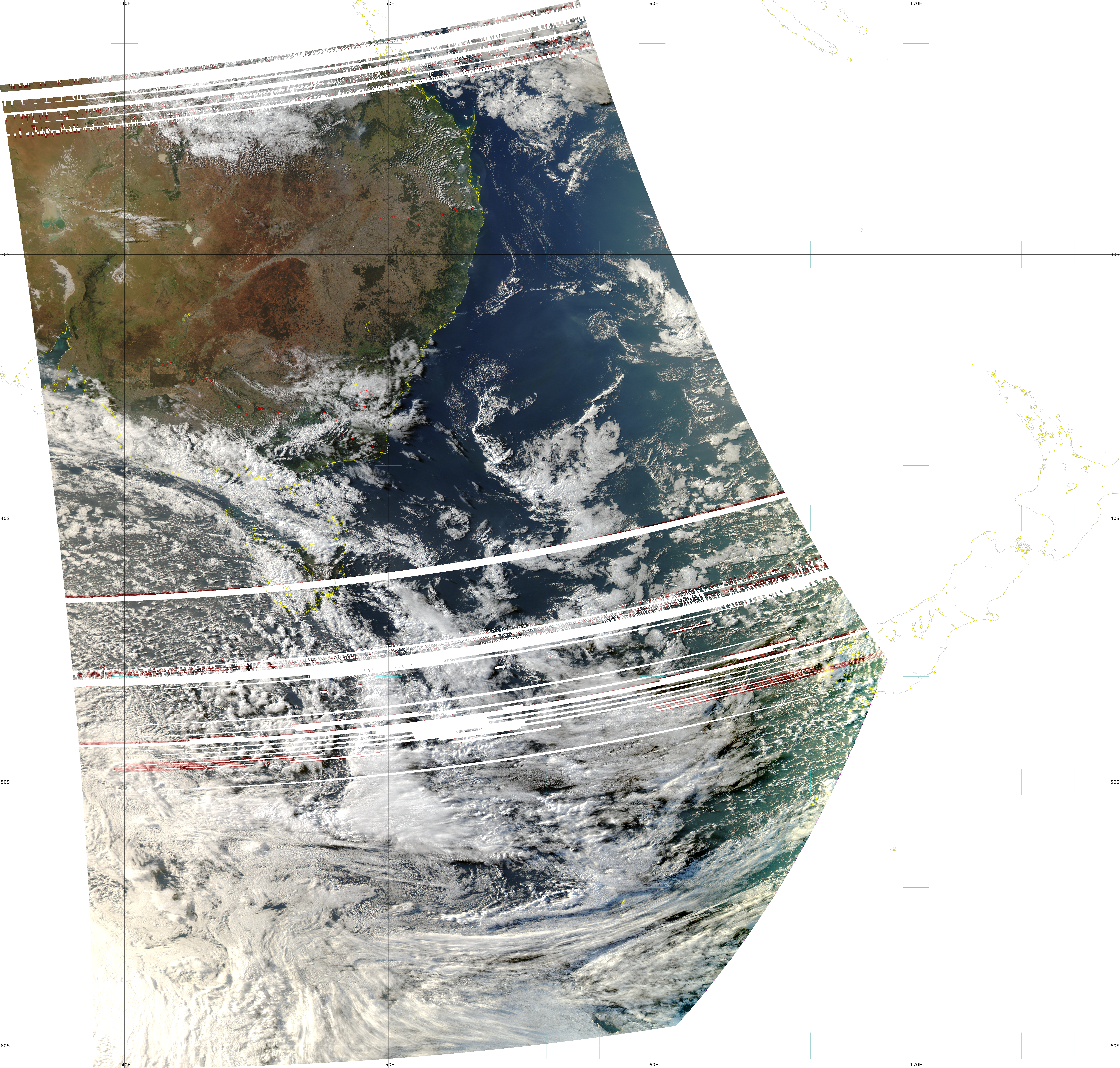 Aqua MODIS image